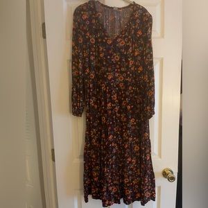 Long Sleeve Floral Maxi Dress